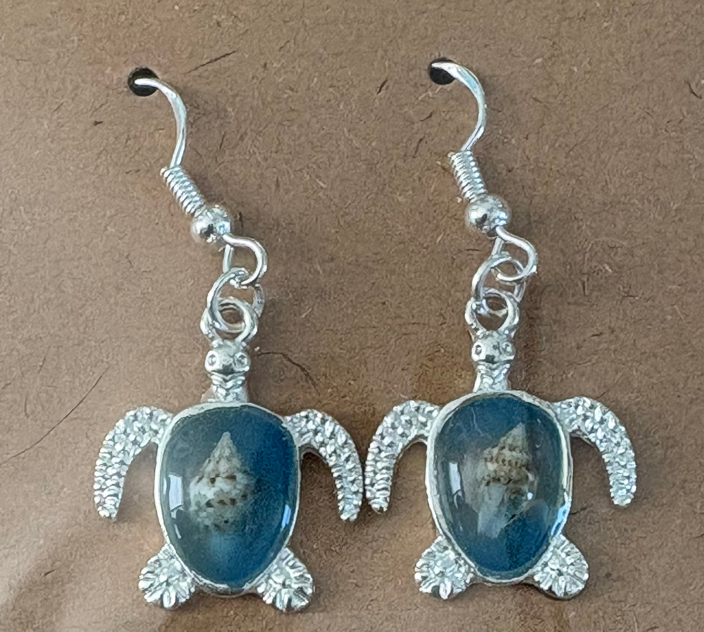 Silver Turtle earrings