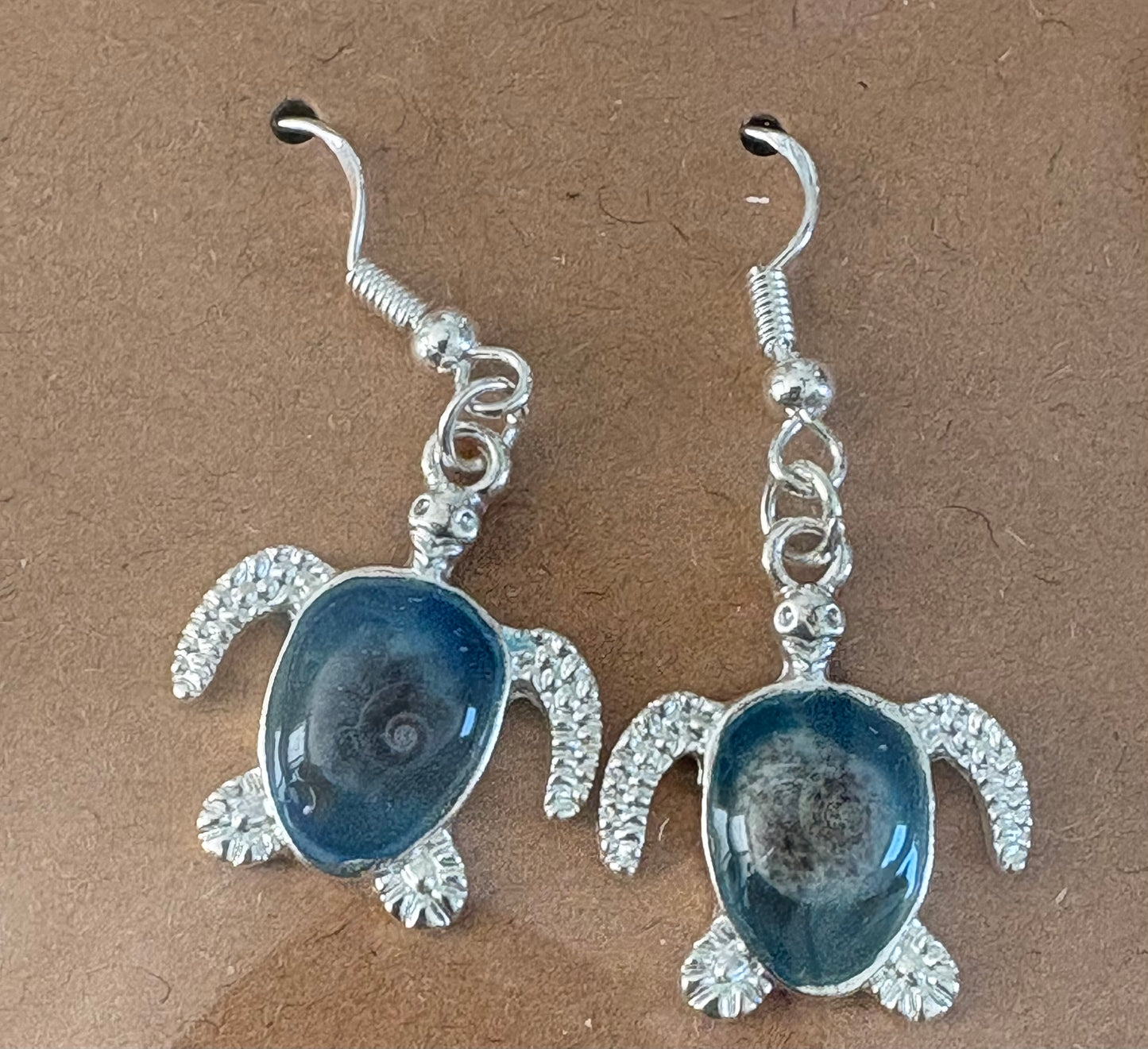 Silver Turtle earrings