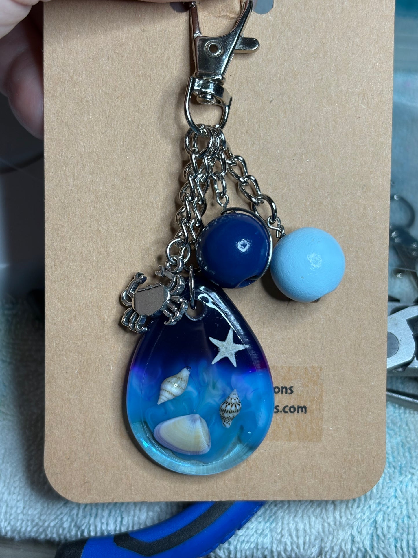 Seashell Bag Charm