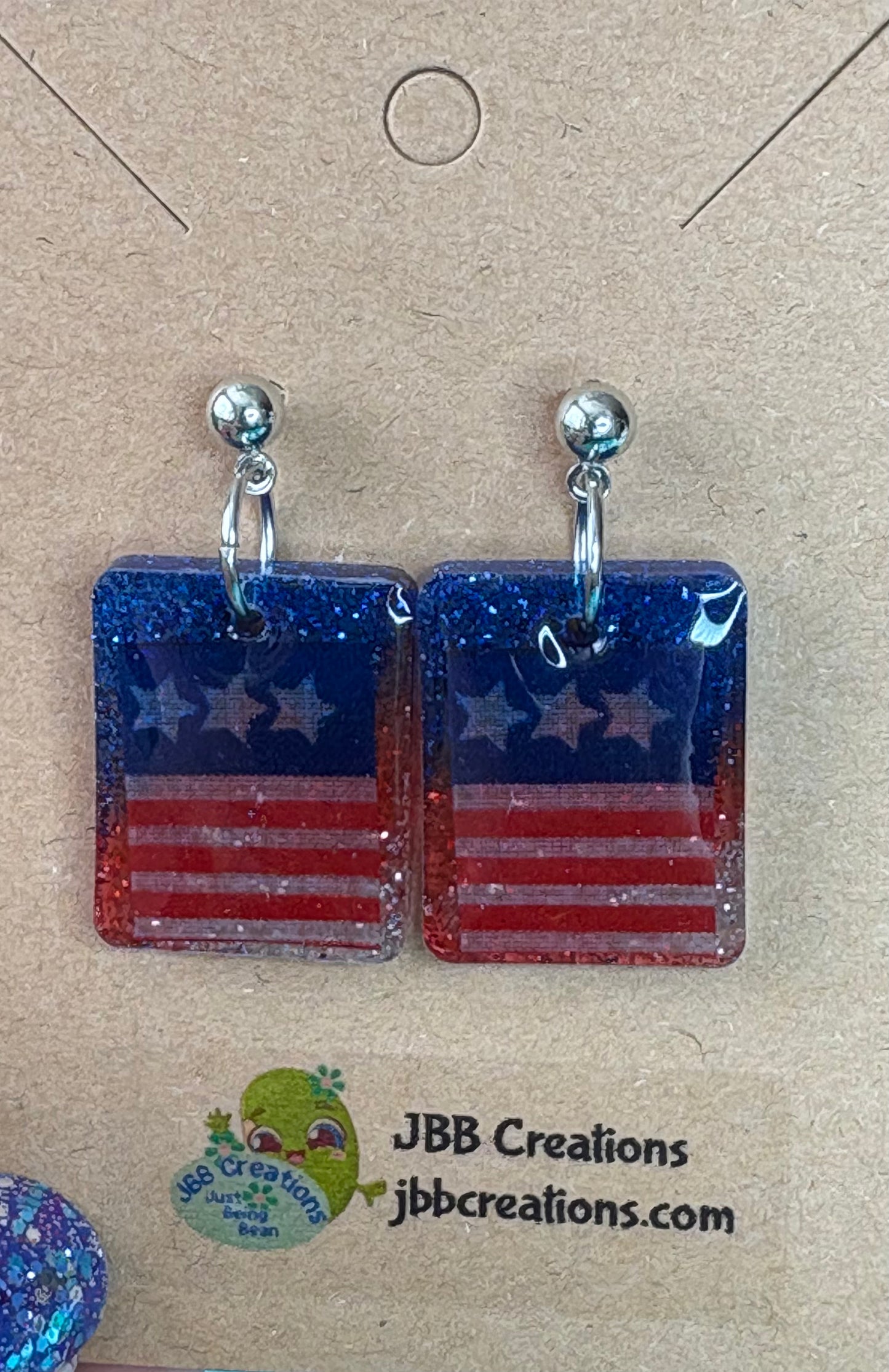 Glitter flags
