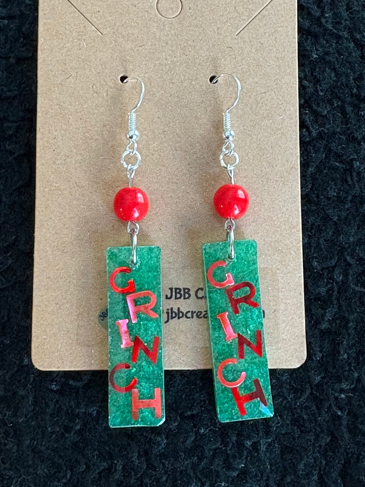 Grinch earrings